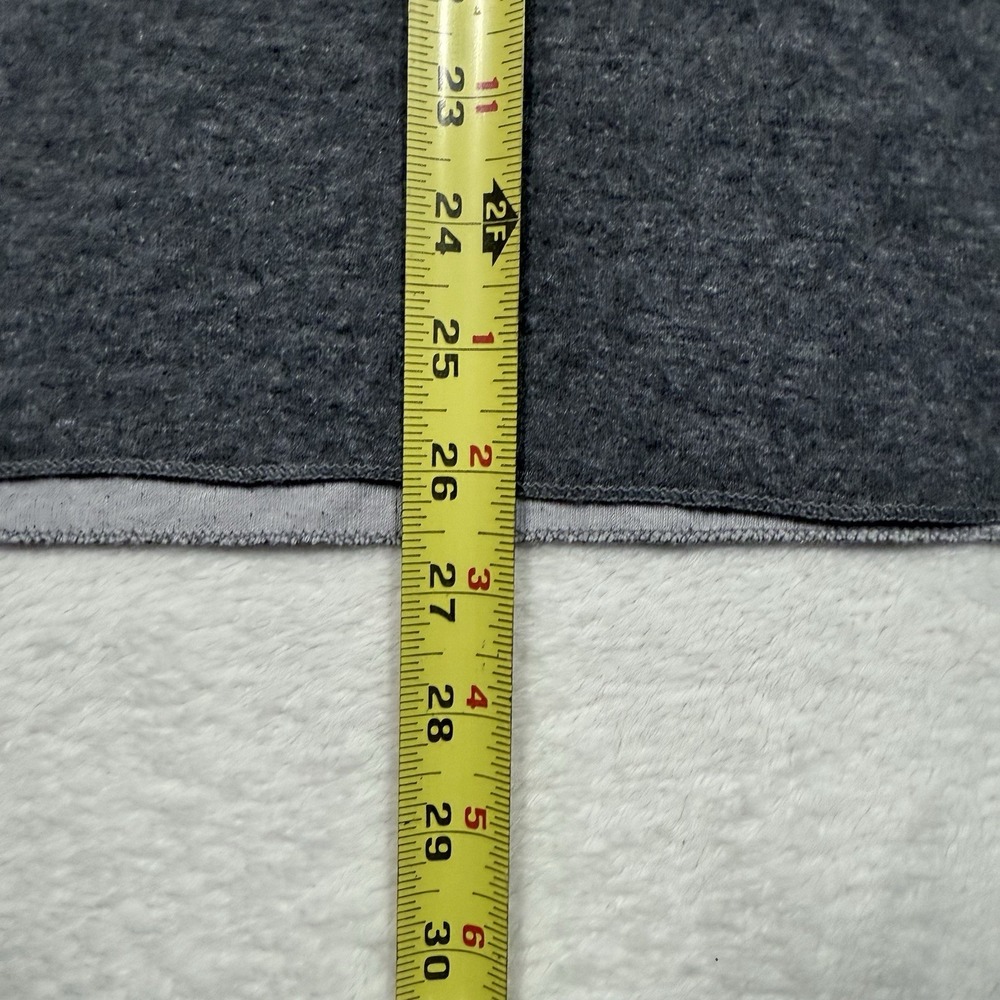 LL Bean Henley Shirt Men Large Gray Outer Layer River Driver Wool Blend Thermal - Picture 7 of 8